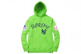 Supreme(シュプリーム)×'47 BRAND/NEW YORK YANKEES HOODED SWEATSHIRT[GREEN] 2015SS